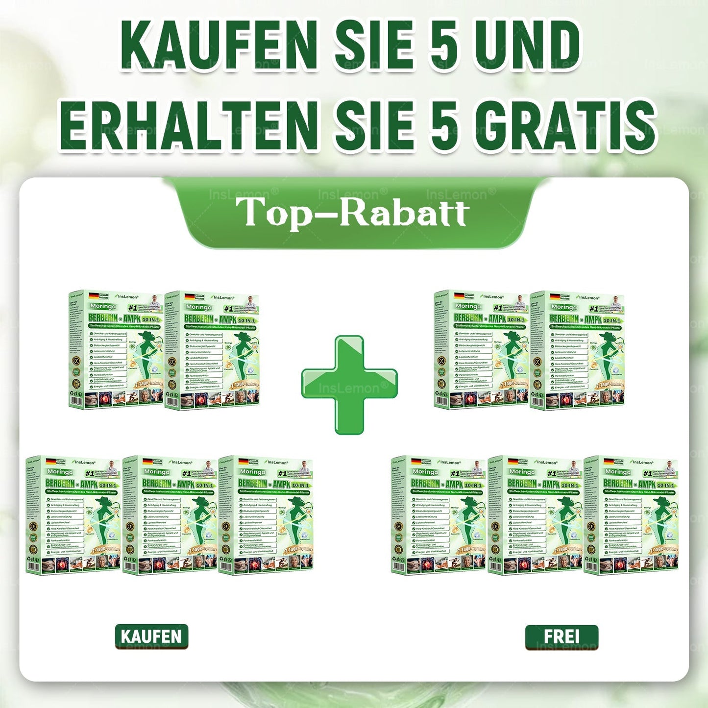 🎁 Nur noch 5 Boxen verfügbar! Wir bieten Ihnen zusätzlich 50 % Rabatt! Bringen Sie sich in Form und unterstützen Sie Ihre Gesundheit. Wenn Sie diese Gelegenheit jetzt verpassen, haben Sie erst nächstes Jahr wieder die Chance.